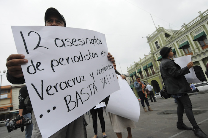 La CIDH presentó en mayo pasado su Informe Anual 2014 respecto a la situación del continente americano en la materia, en donde enlista casos de ataques y asesinatos en contra de periodistas en México, principalmente en Veracruz. Foto Foto: Cuartoscuro