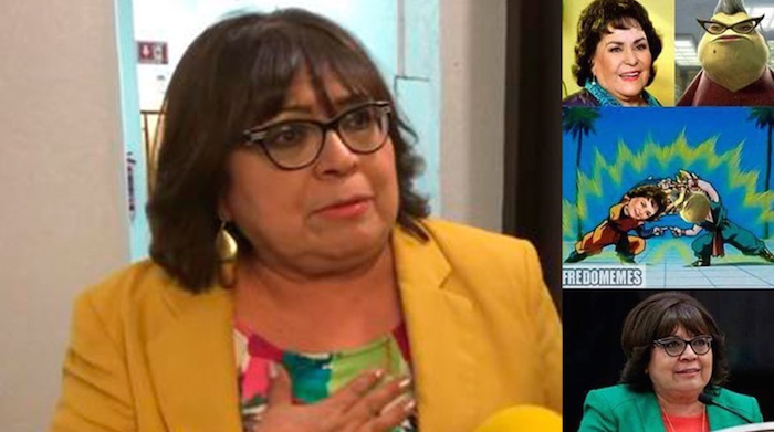 La legisladora Selma Guadalupe Gómez, del PVEM, propuso ante el Congreso de Sonora una iniciativa que busca regular los memes. Foto: Artículo 19