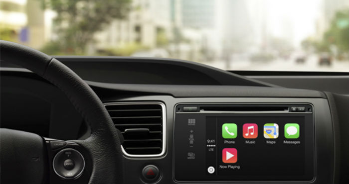 Uno de cada cinco coches que circulen por el mundo en 2019 estará conectado a la red a través de dispositivos móviles. Foto: Apple