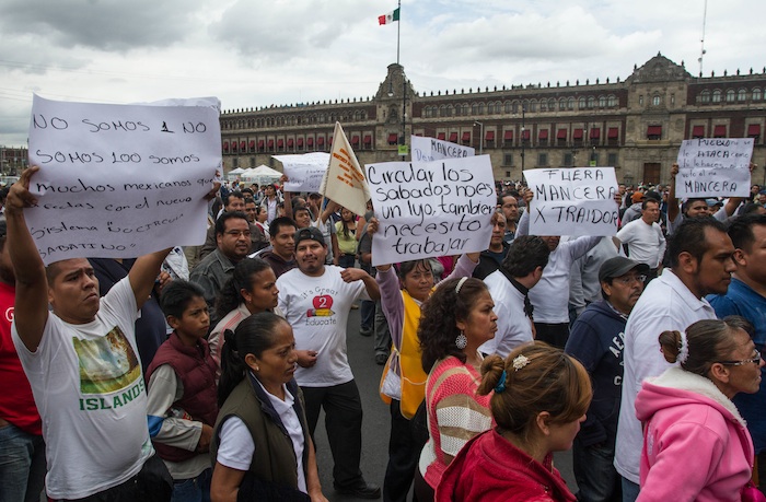 Una de los programas ambientales que el GDF ha diseñado para controlar las emisiones de contaminantes es el “Hoy no Circula Sabatino”. Foto: Cuartoscuro