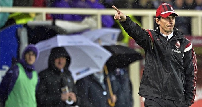 El actual entrenador del Milan, Filippo Inzaghi, es despedido y lo sustituyen por serbio Sinisa Mihajlovic. Foto: EFE