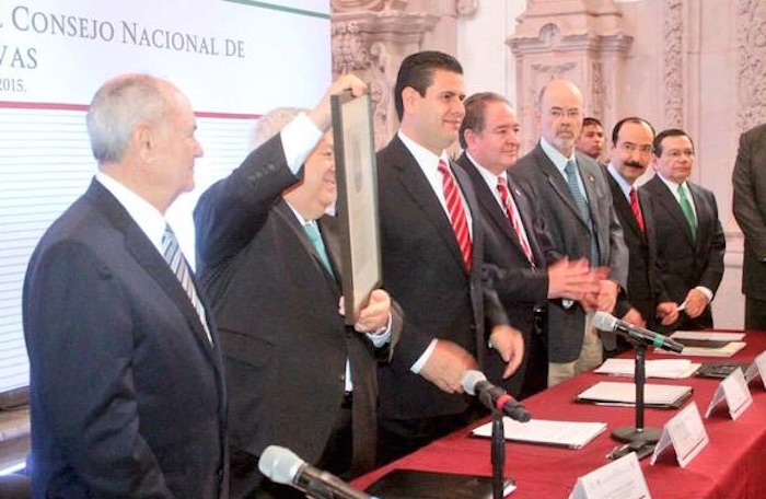 Inauguración de la XXXVII Reunión Nacional del Consejo Nacional de Autoridades Educativas. Foto: Twitter @miguelalonsogob