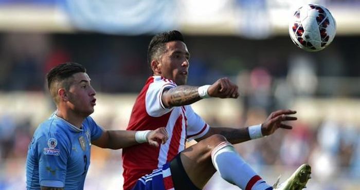 Las Selecciones de Paraguay y Argentina igualan y ambas pasan a cuartos de final en copa América 2015. Foto: Twitter @CA2015