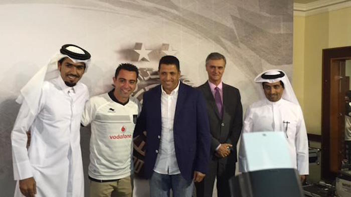 Xavi Hernández jugará en el balompié árabe. Foto: AlSadd S.C Official.