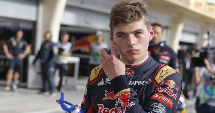 El piloto holandés Max Verstappen de 17 años. Foto: EFE