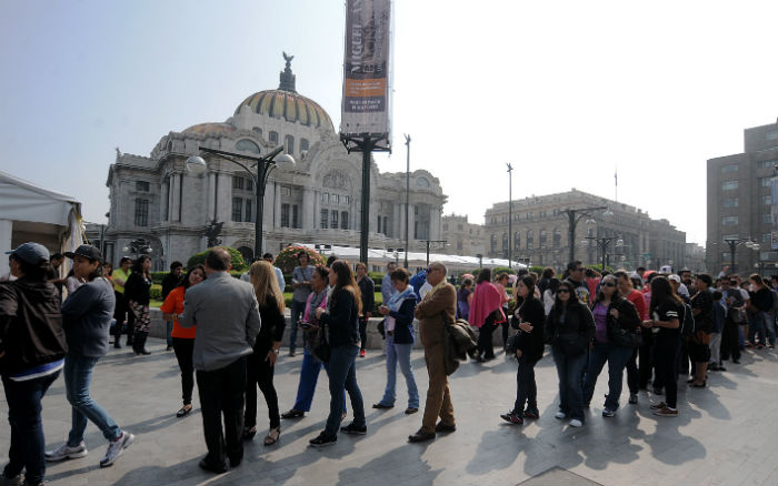 Largas filas para disfrutar de la exposición en el Museo Nacional de Bellas Artes. Foto: Arturo López, Conaculta