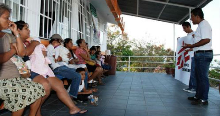 MSF informó que su personal se enfocó a realizar estas consultas en la Colonia Jardín del puerto, donde los altos índices de violencia afectan a gran parte de sus habitantes. Foto: Médicos Sin Fronteras