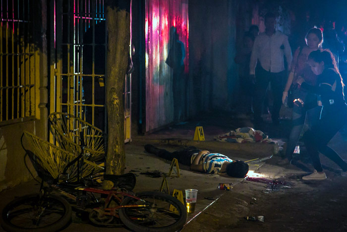Víctima de balacera en Culiacán. Foto: Cuartoscuro