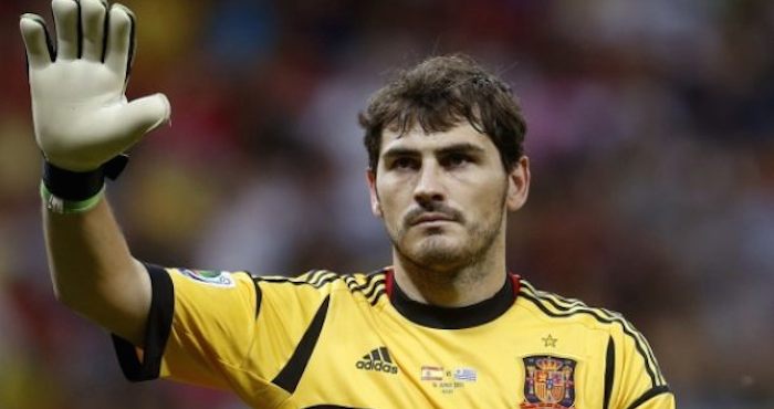 Iker Casillas, quien hasta hoy fuera el portero del Real Madrid se despide del club. Foto: EFE