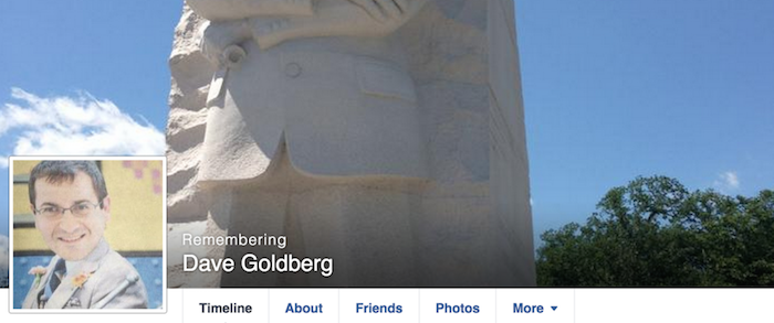 Perfil de Facebook cuando alguien muere. Foto: Captura de pantalla, Vice