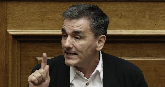 El ministro de Finanzas griego, Euclid Tsakalotos. Foto: Efe
