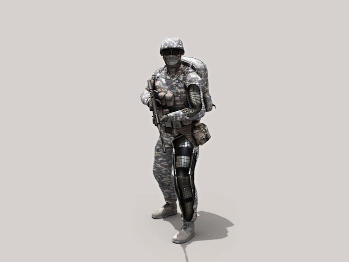 El soldado del futuro puede tener todo un arsenal oculto bajo sus ropas. Foto: Graham Murdoch