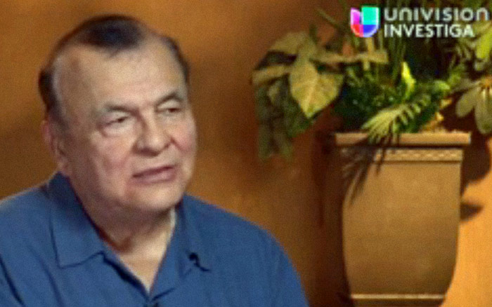 El ex jefe de inteligencia. Foto tomada de video