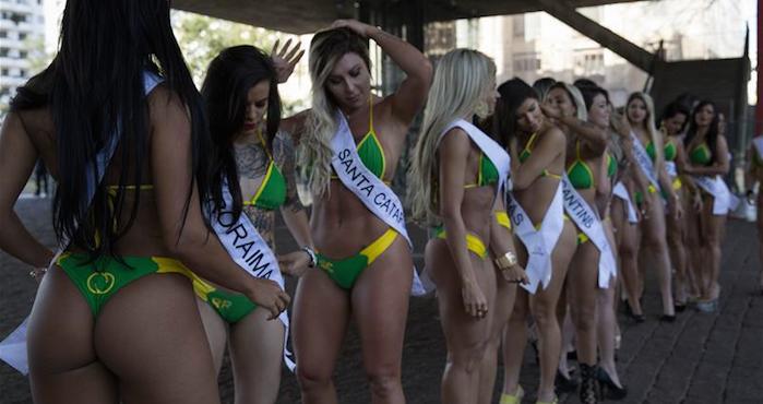 Candidatas Miss Bumbum. Foto: EFE