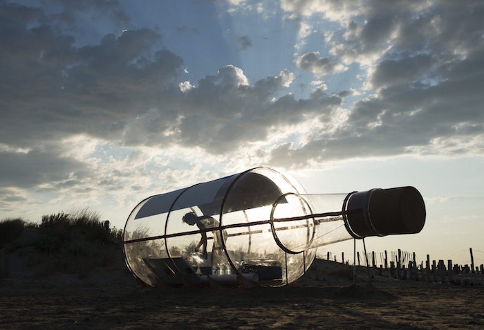 Poincheval ha pasado un período de aclimatación en su particular navío. Foto: EFE.