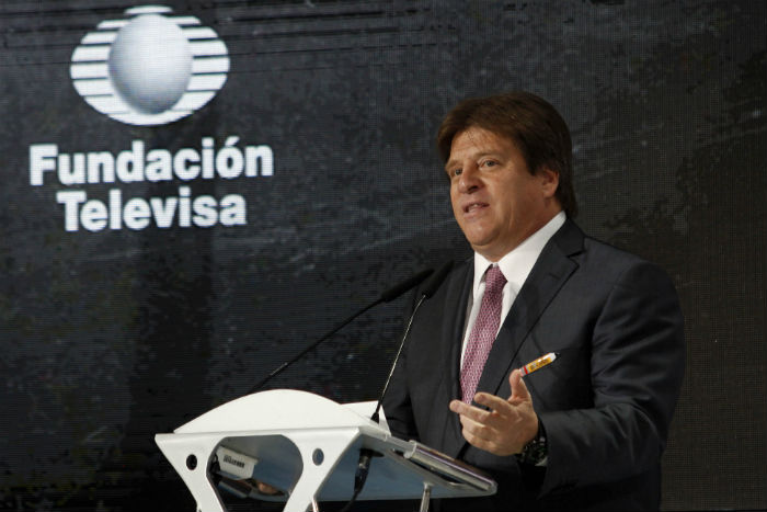 Durante el evento de graduación de la generación 2014 del Programa Becalos FOTO: RODOLFO ANGULO /CUARTOSCURO.COM