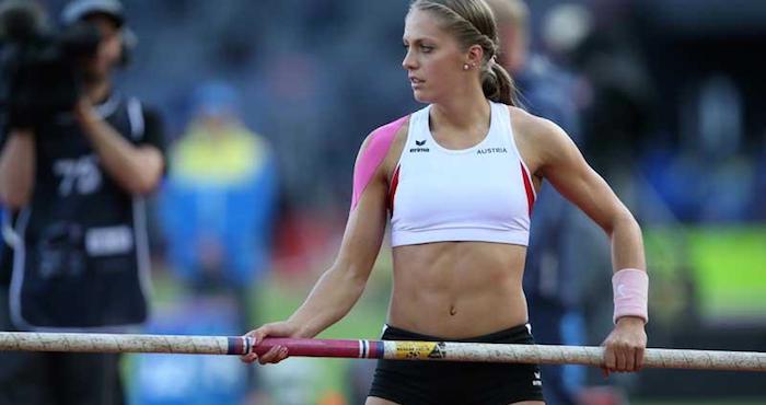 Kira Grünberg, saltadora con pértiga. Foto: EFE/Archivo