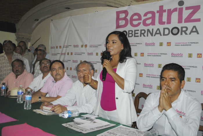 La ex candidata al gobierno de Guerrero es la única mujer que aspira a la dirigencia perredista. Foto: Cuartoscuro
