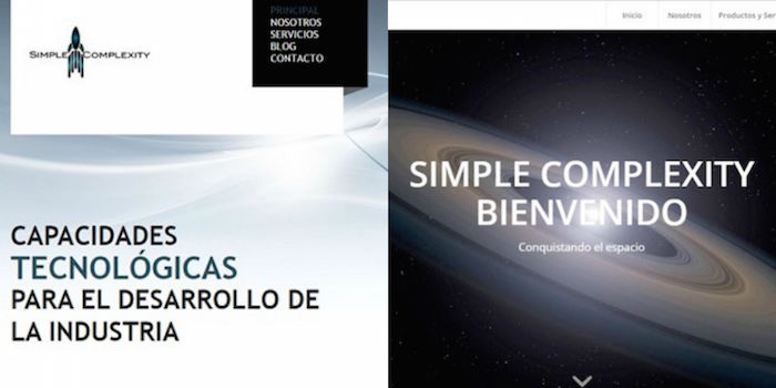 El antes y después de la imagen de una de las empresas. Foto: Zeta