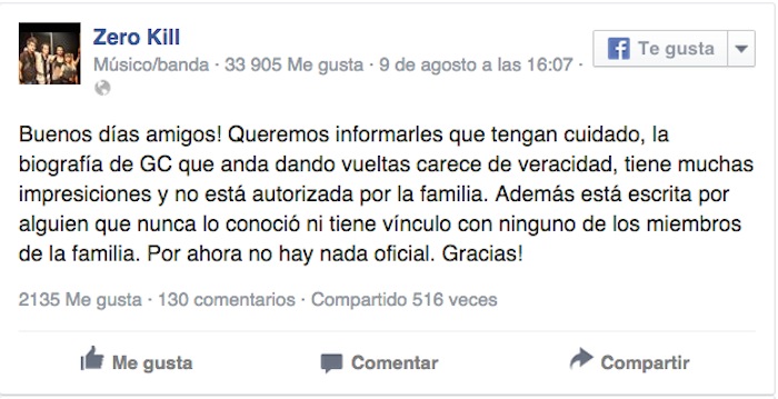 Mensajes de la banda que causaron controversia. Foto: Captura de pantalla