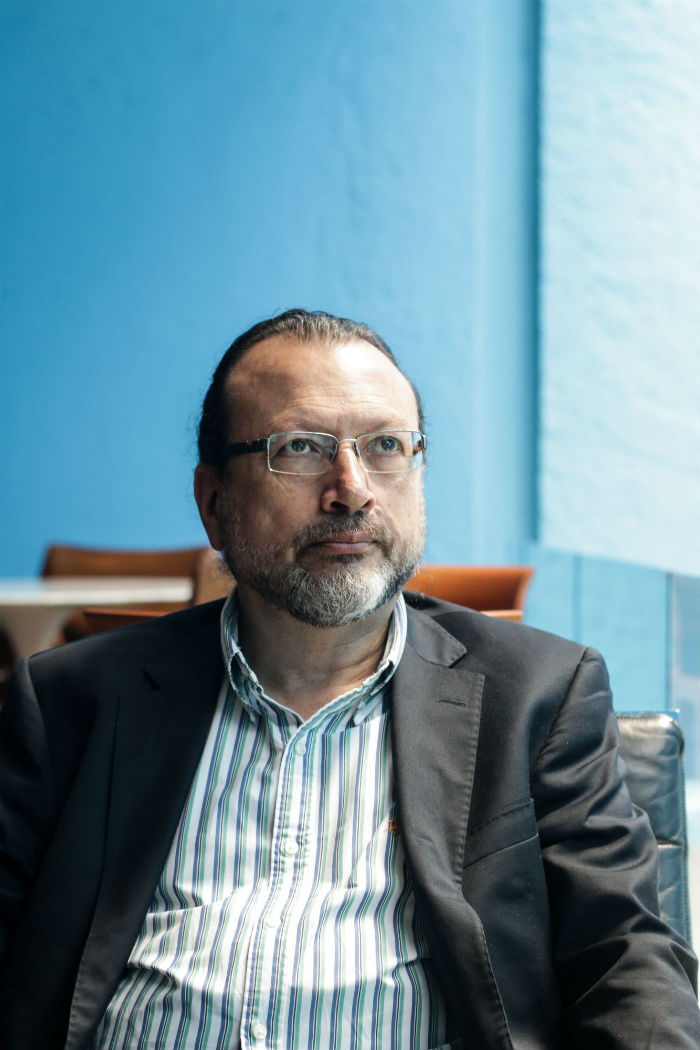 El célebre escritor colombiano llegó a México para presentar su nueva novela El verano que nunca llegó. Foto: Francisco Cañedo, SinEmbargo