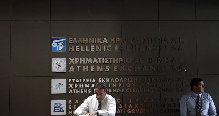 Bolsa griega inicia con desplome. Foto: EFE.