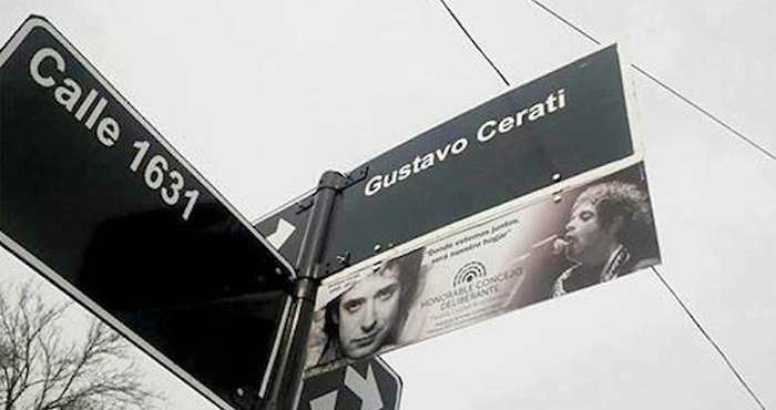 La calle 1542 del Barrio Empleados de Comercio llevará el nombre del ídolo musical. Foto: Zeta