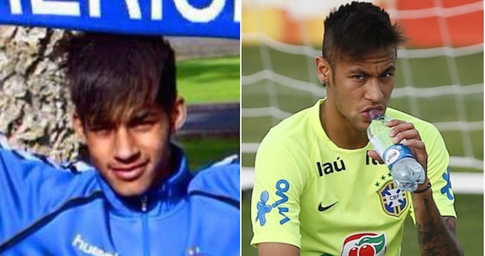 Barry Cotter y el jugador Neymar. Foto: La Opnión