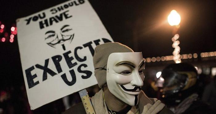 Anonymous amenaza al gobierno de Bélgica. Foto: EFE