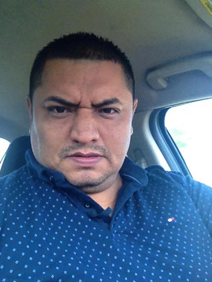 Cecilio Pineda cubre la fuente policiaca. Foto: Facebook