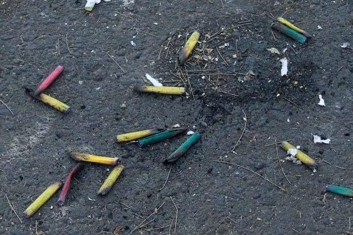 Un cohete golpeó al menor en la cabeza. Foto: Cuartoscuro