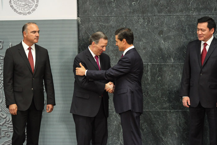 Enrique Peña Nieto le encomendó la política social del país a José Antonio Meade en el tramo final de su gobierno. Foto: Cuartoscuro.