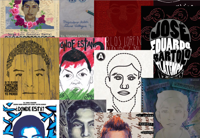 Imagen: Ilustradores con Ayotzinapa