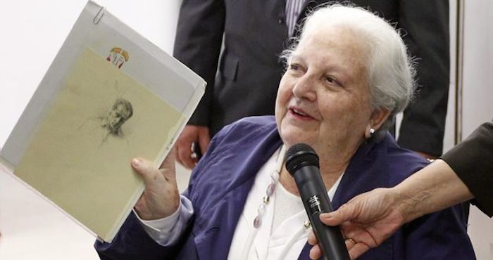 La agente literaria Carmen Balcells, premio Ojo Crítico por su trayectoria. Foto: EFE