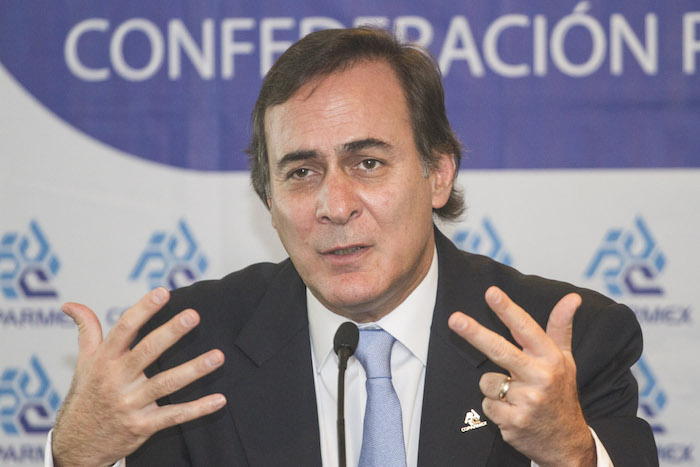 Juan Pablo Castañón, dirigente de la Coparmex. Foto: Cuartoscuro