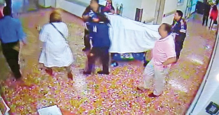 Captura del video difundido por El Universal.