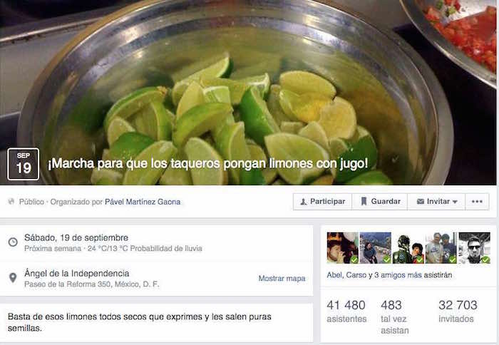 El llamado a la manifestación. Foto: Captura de pantalla