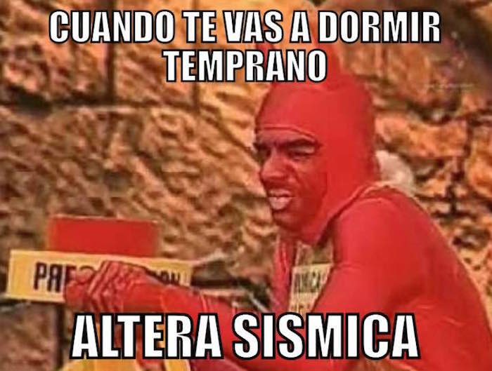 Foto: Twitter Meme diablito alerta sismo