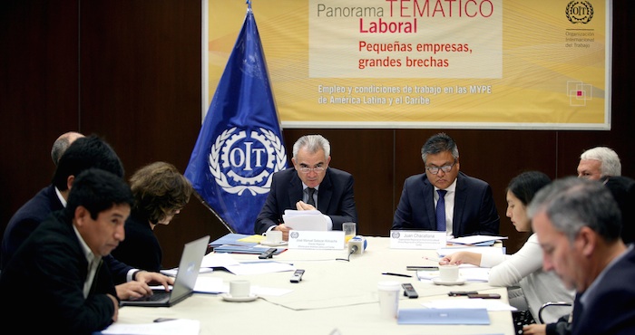 Reunión de la Organización Internacional del Trabajo. Foto: EFE.