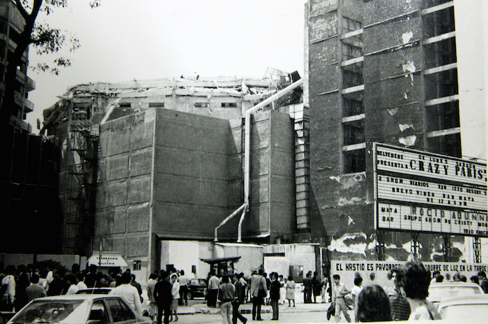 La destrucción de 1985. Foto: Notimex.
