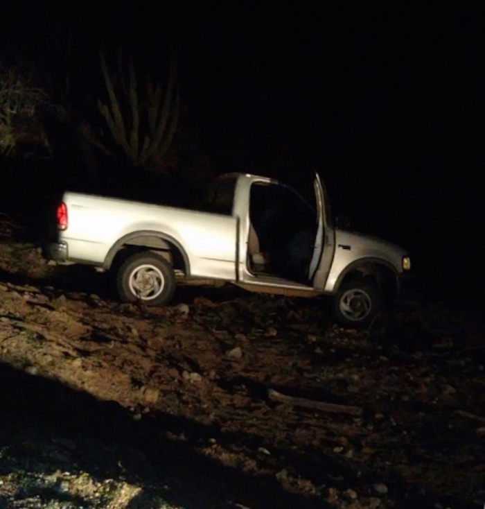 El auto de los agresores. Foto: Cortesía, Zeta
