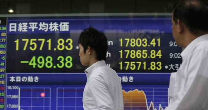 La Bolsa de Tokio cayó hoy casi 500 puntos. Foto: Efe