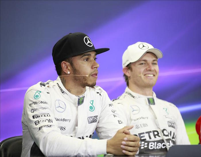 El duelo interno de Mercedes será uno de los atractivos del GP México. Foto: EFE