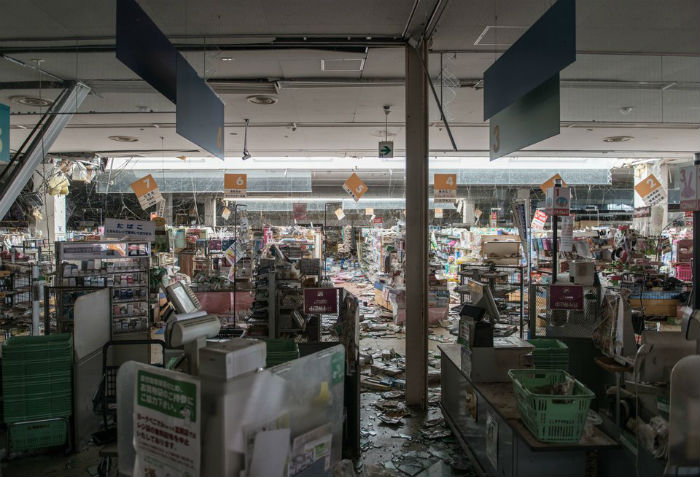 Dentro de un supermercado. Foto: ARKADIUSZ PODNIESINSKI / REX SHUTTERSTOCK