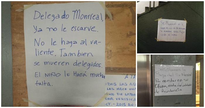 Amenazas de muerte contra Ricardo Monreal, Delegado en Cuauhtemoc. Foto: SinEmbargo