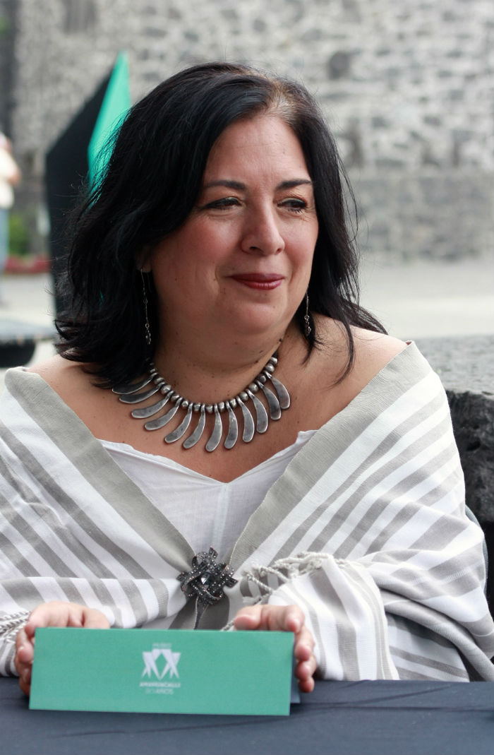 La artista mexicana presenta hoy una instalación gigante en el British de Londres. Foto: Conaculta/Rubén Pax