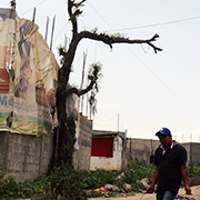 El agua solo esta? disponible mediante el abasto de pipas, otro negocio conectado con Antorcha Campesina. Foto: Humberto Padgett, Sinembargo