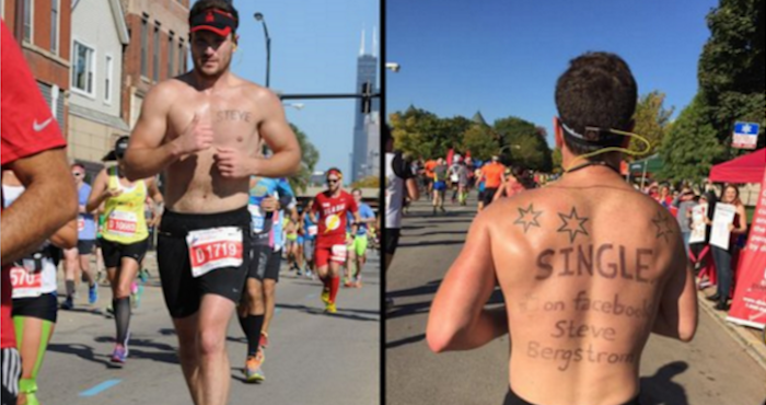 Maratonista consigue cita después de su anuncio. foto: Capturad de pantalla.