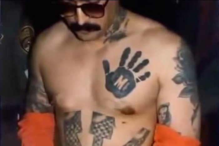 Los jefes de “La EME” solían portar la insignia de una mano con la “M” gravada sobre ella. Foto: Especial