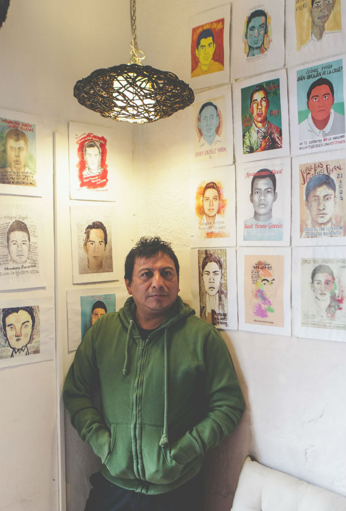 "La desaparición de los 43 fue lo más brutal que pasó en este país en los últimos años", dice. Foto: Francisco Cañedo, SinEmbargo